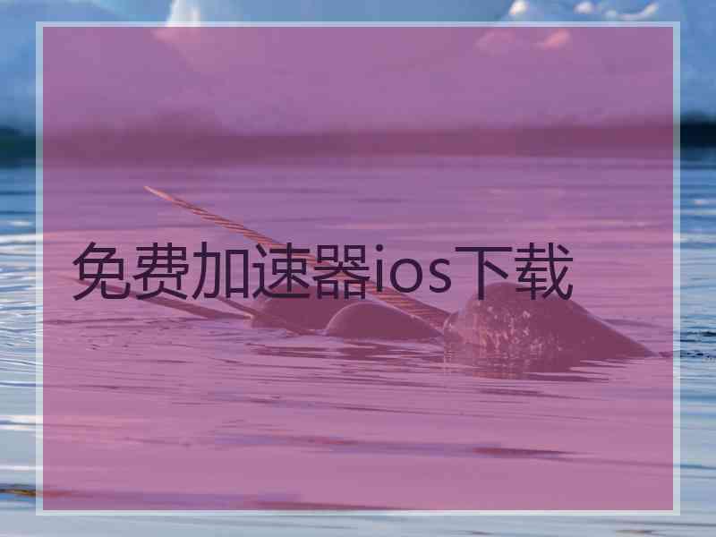 免费加速器ios下载