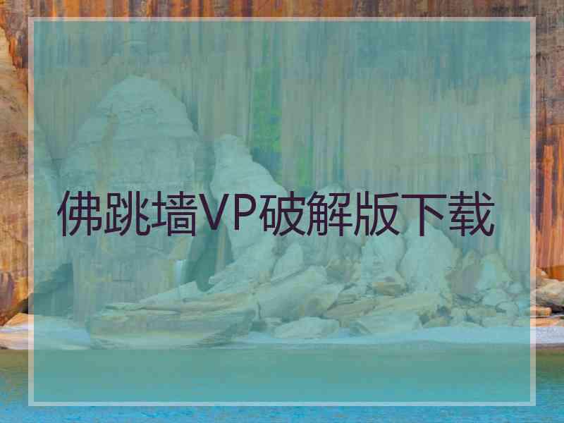 佛跳墙VP破解版下载