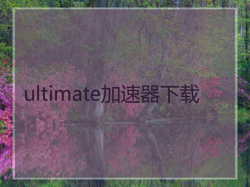 ultimate加速器下载