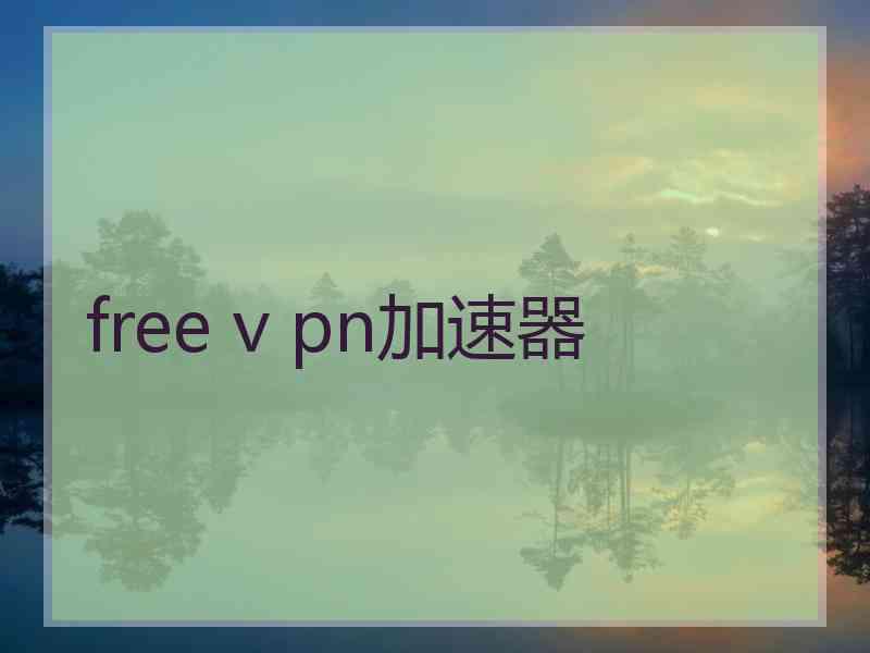 free v pn加速器