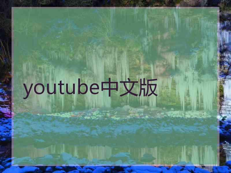 youtube中文版