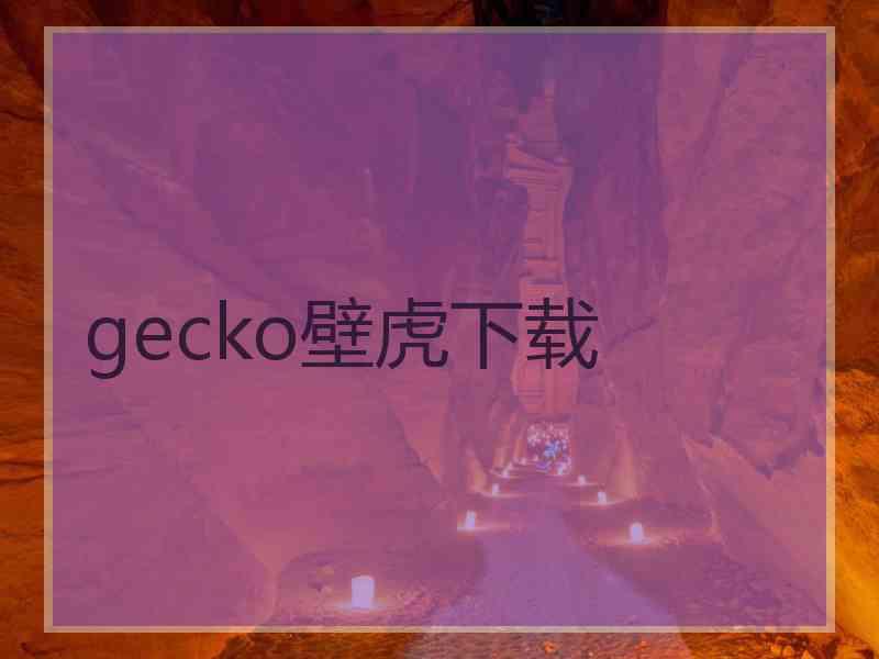 gecko壁虎下载