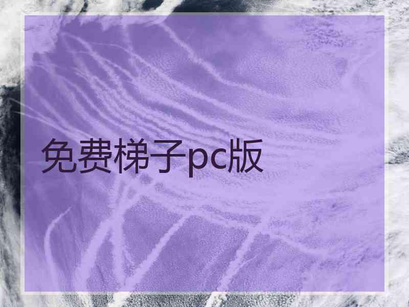 免费梯子pc版