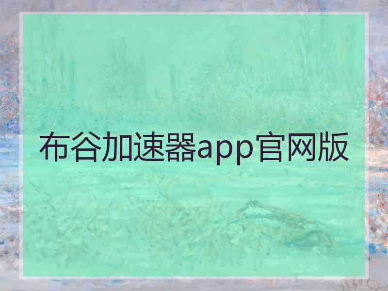 布谷加速器app官网版