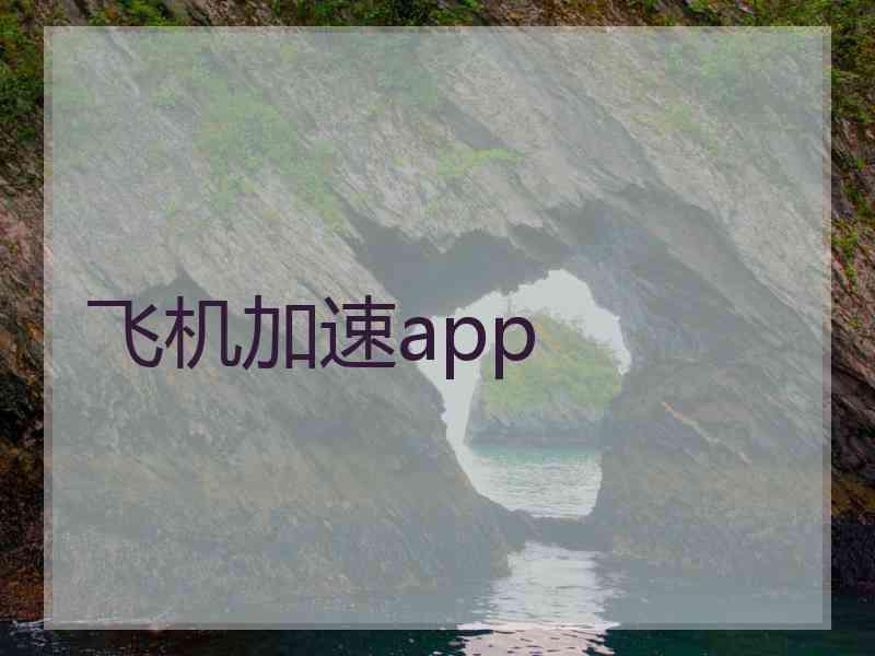 飞机加速app