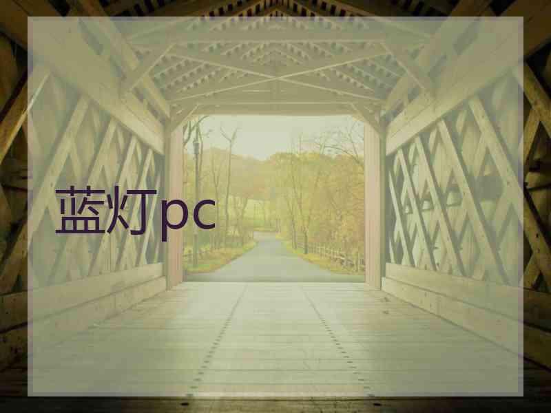 蓝灯pc