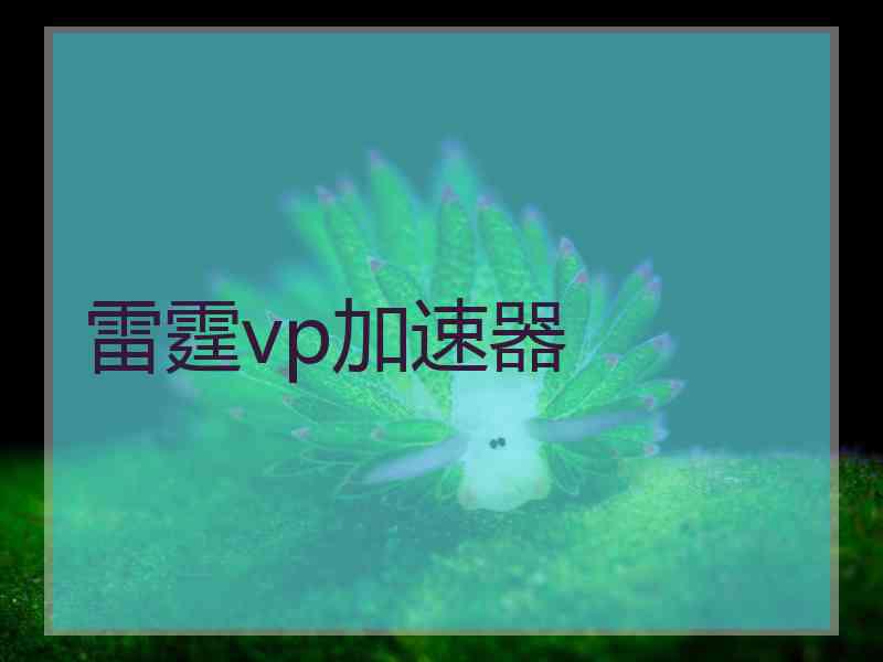 雷霆vp加速器