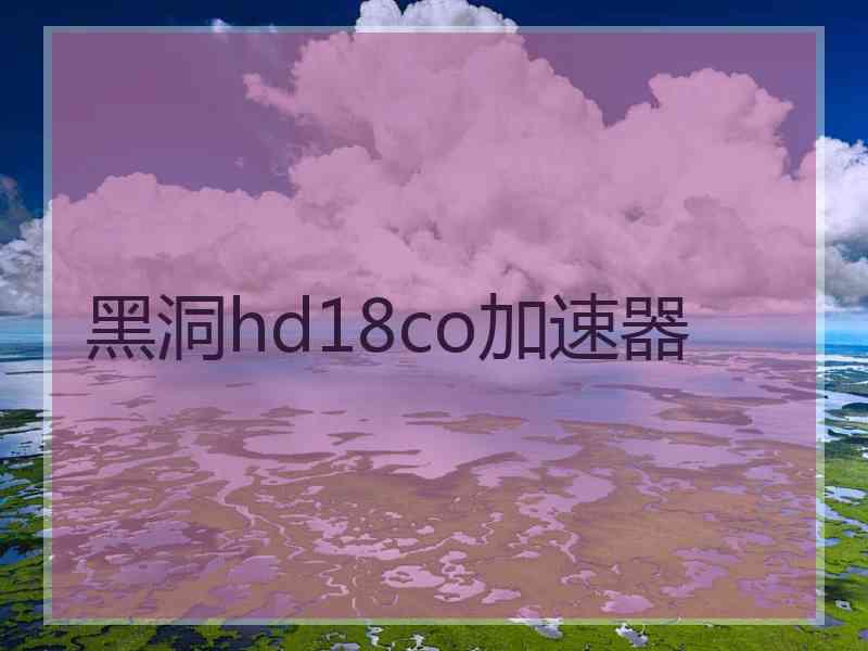 黑洞hd18co加速器