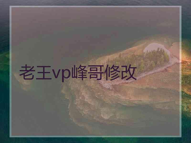 老王vp峰哥修改