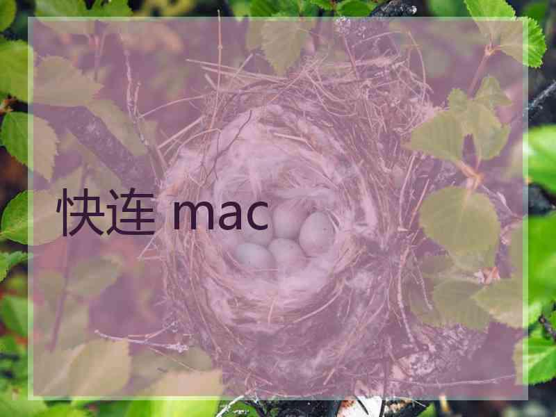 快连 mac