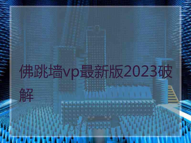 佛跳墙vp最新版2023破解