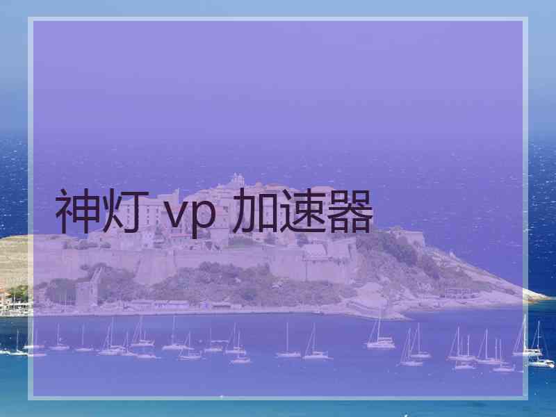 神灯 vp 加速器