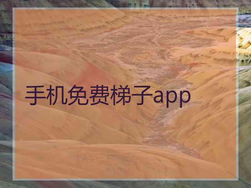 手机免费梯子app