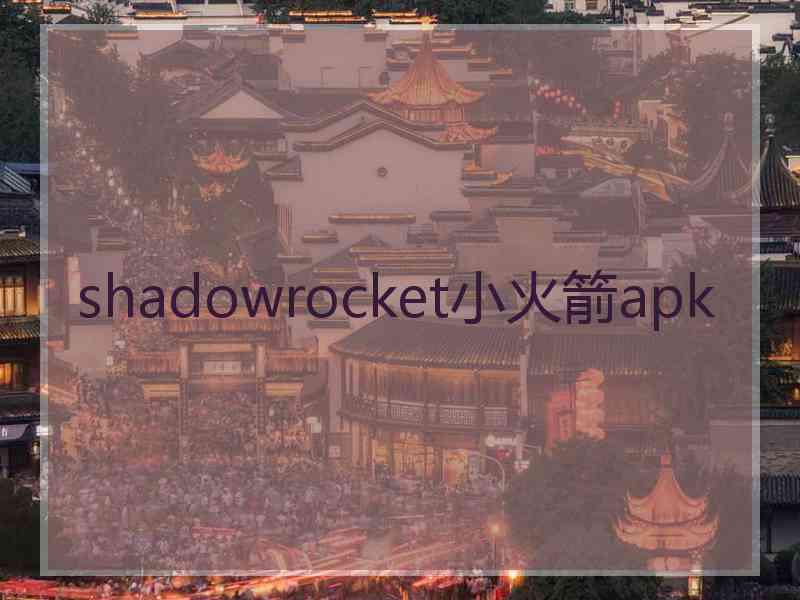 shadowrocket小火箭apk