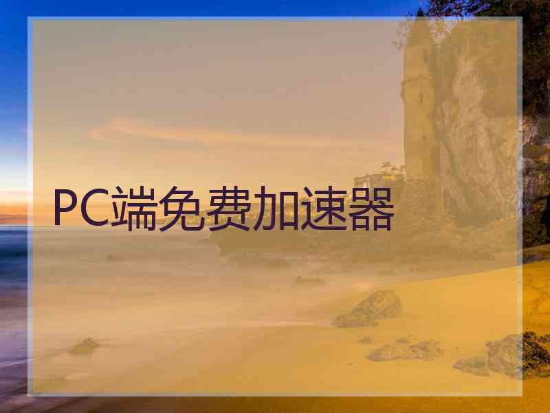 PC端免费加速器