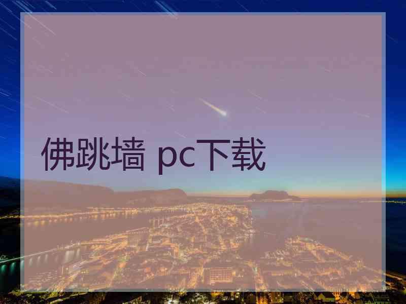 佛跳墙 pc下载