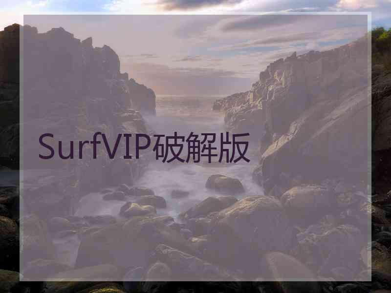 SurfVIP破解版