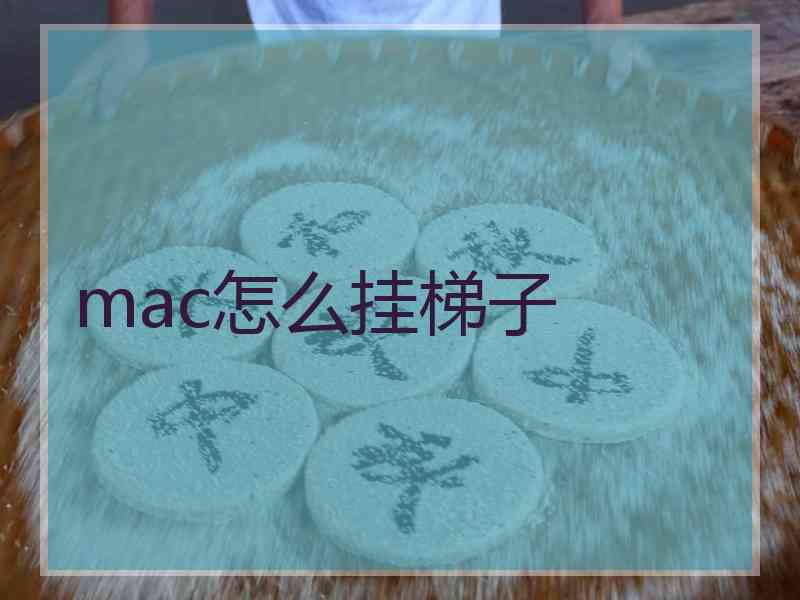 mac怎么挂梯子