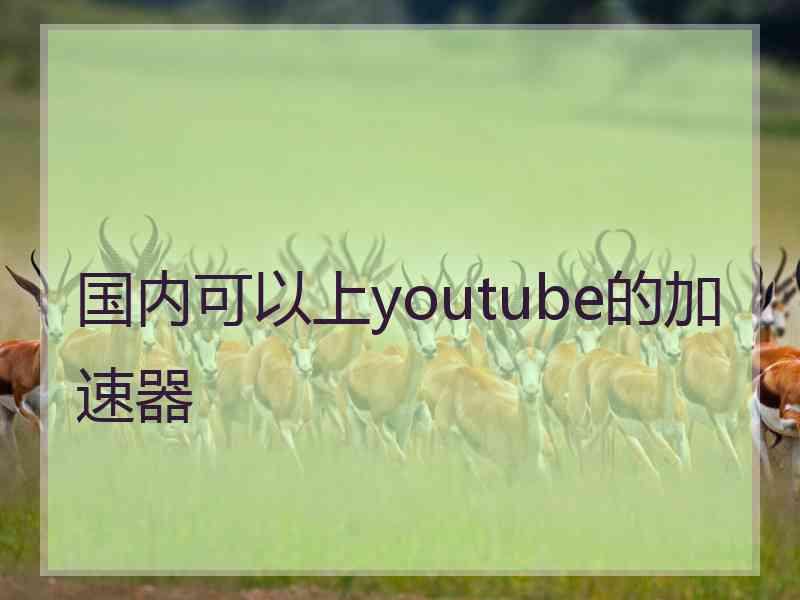 国内可以上youtube的加速器