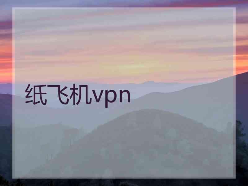 纸飞机vpn