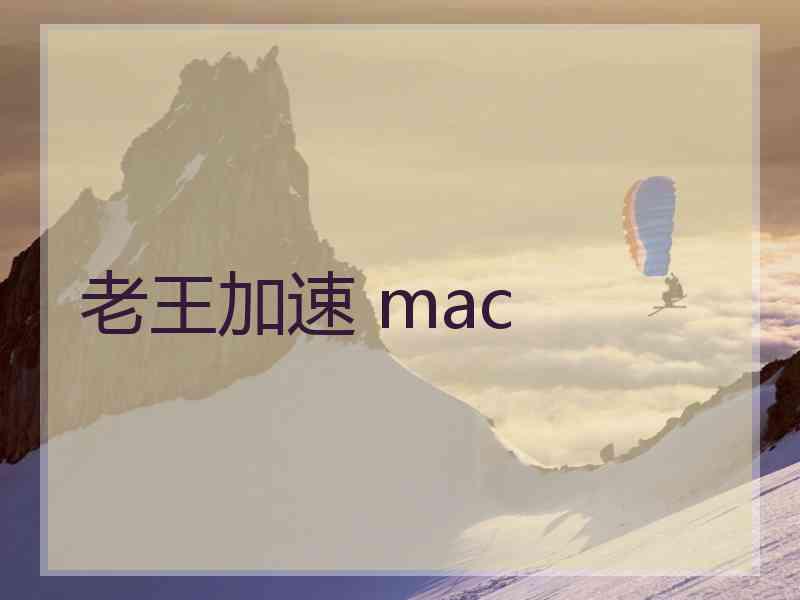 老王加速 mac