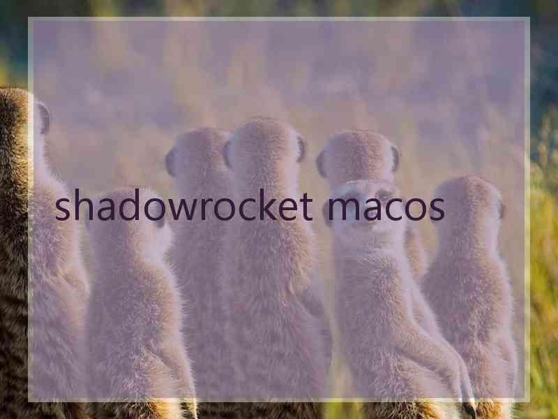 shadowrocket macos