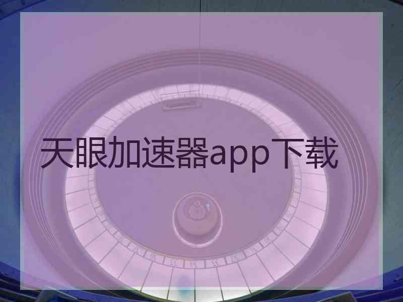 天眼加速器app下载