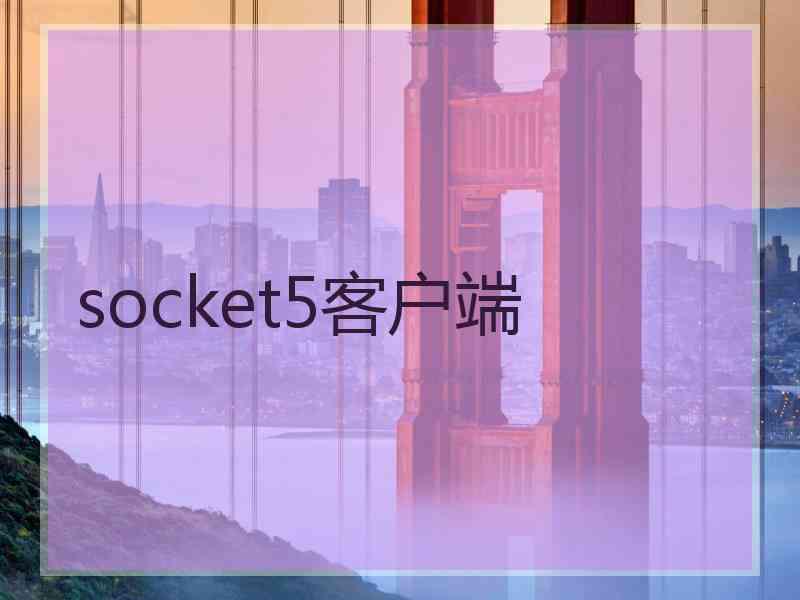 socket5客户端