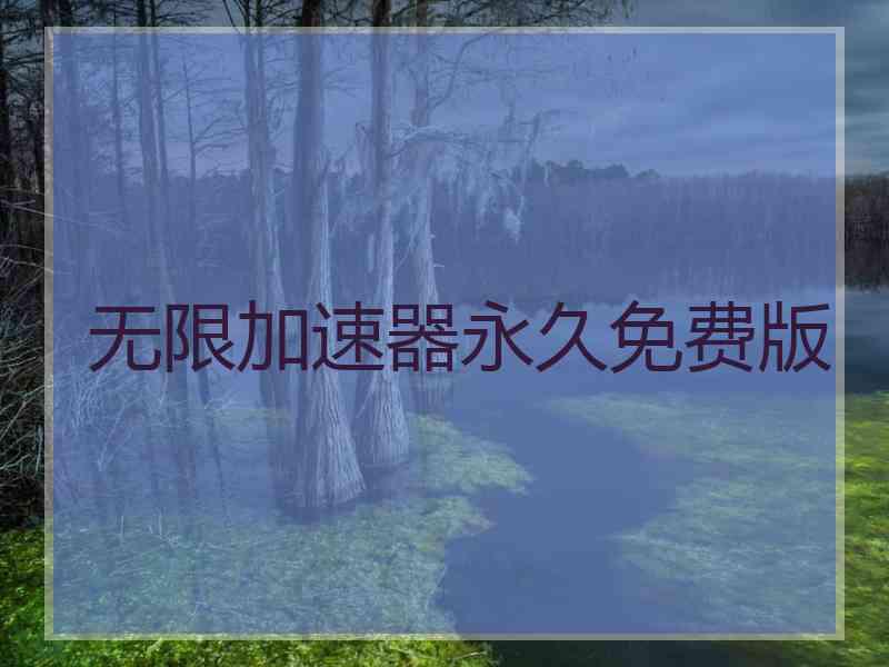 无限加速器永久免费版