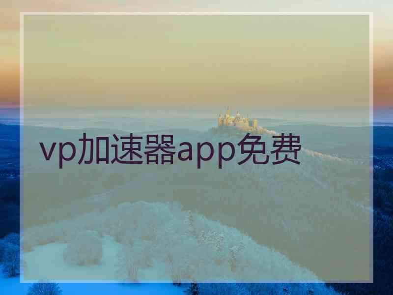 vp加速器app免费