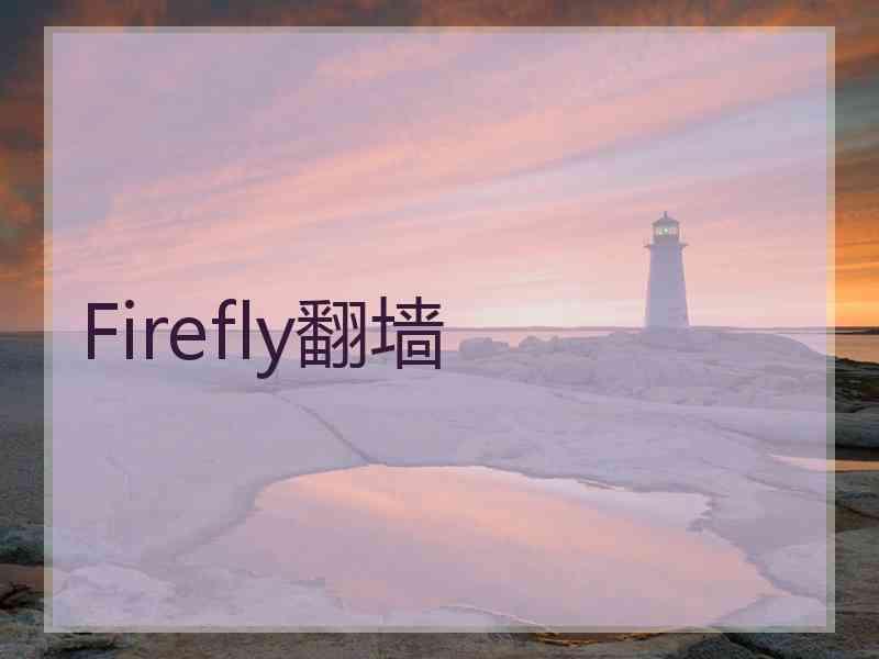 Firefly翻墙